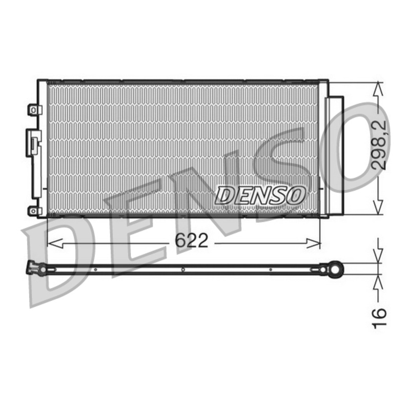 DENSO Kondenzátor klimatizácie DCN09046