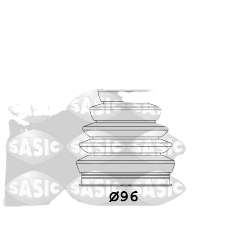 SASIC Manžeta hnacieho hriadeľa - opravná sada 1906071