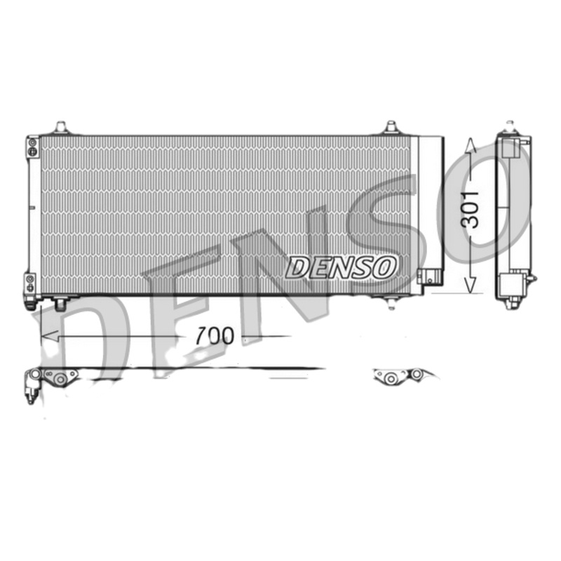 DENSO Kondenzátor klimatizácie DCN21027