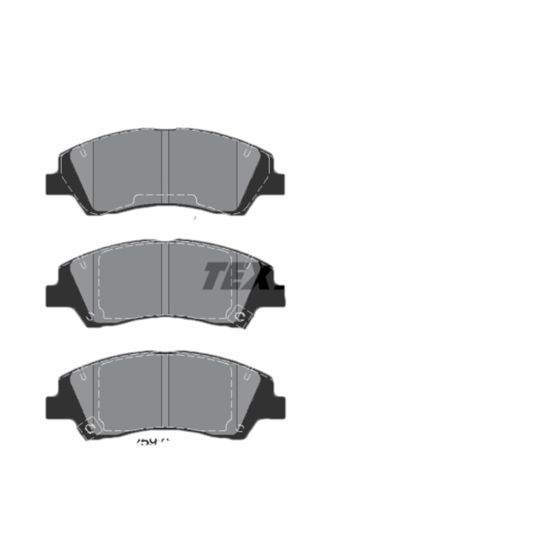 TEXTAR Sada brzdových platničiek kotúčovej brzdy 2597601