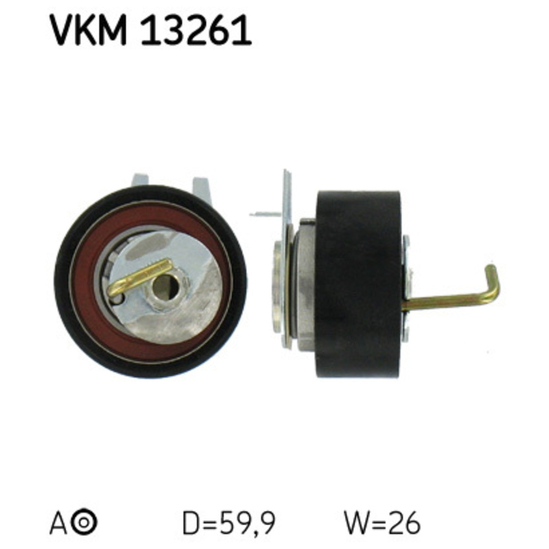 SKF Napínacia kladka ozubeného remeňa VKM13261