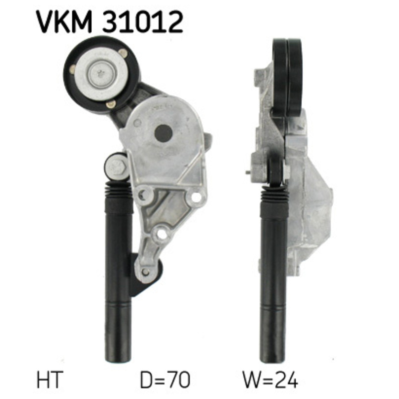 SKF Napínacia kladka rebrovaného klinového remeňa VKM31012