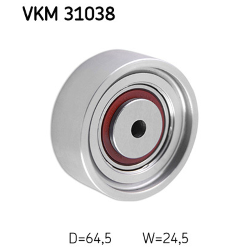 SKF Vratná/vodiaca kladka rebrovaného klinového remeňa VKM31038