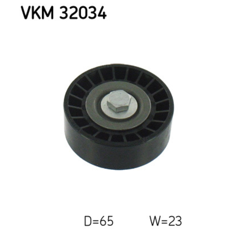 SKF Vratná/vodiaca kladka rebrovaného klinového remeňa VKM32034