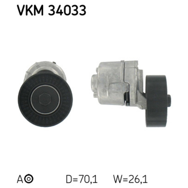 SKF Napínacia kladka rebrovaného klinového remeňa VKM34033