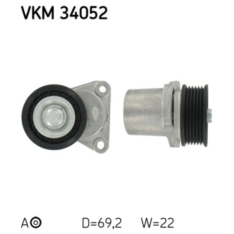 SKF Napínacia kladka rebrovaného klinového remeňa VKM34052
