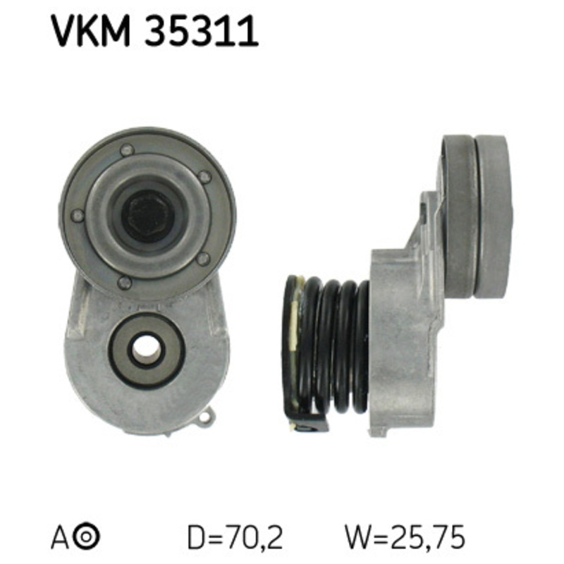 SKF Napínacia kladka rebrovaného klinového remeňa VKM35311