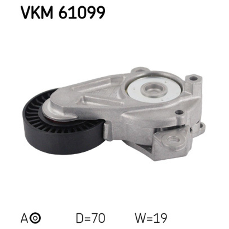 SKF Napínacia kladka rebrovaného klinového remeňa VKM61099