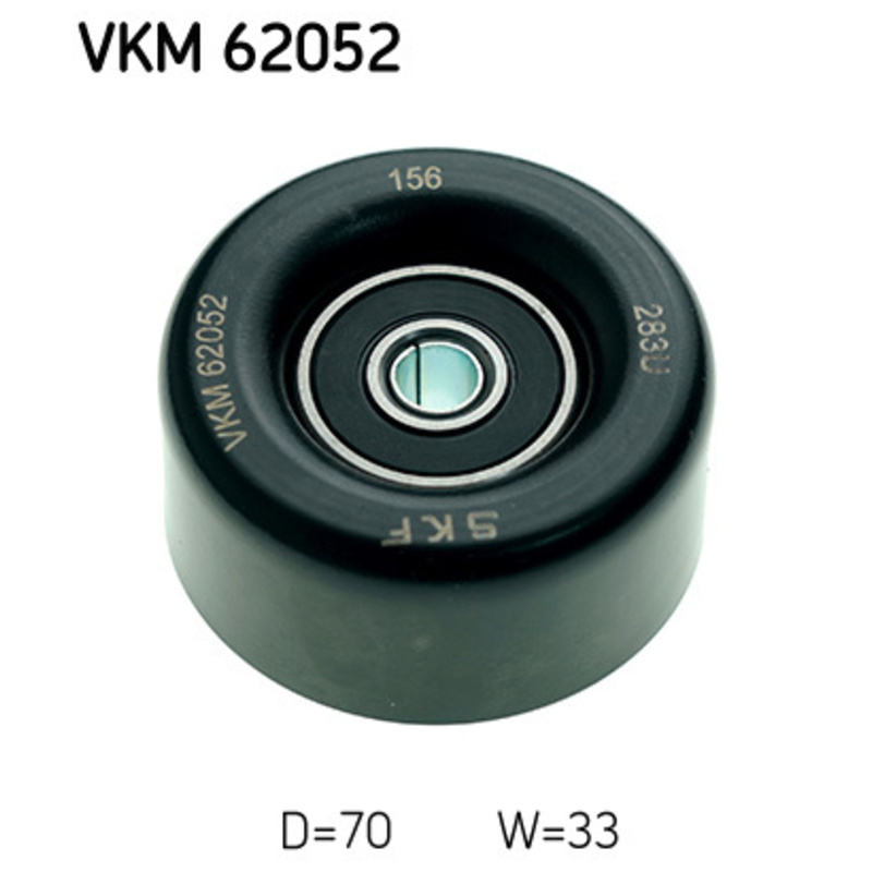 SKF Vratná/vodiaca kladka rebrovaného klinového remeňa VKM62052