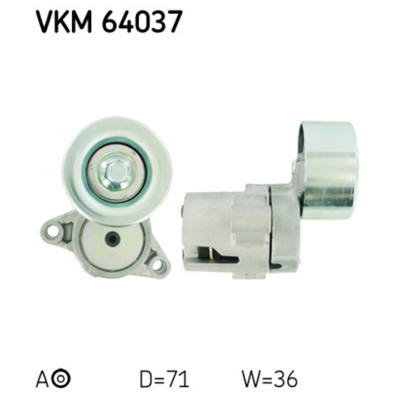 SKF Napínacia kladka rebrovaného klinového remeňa VKM64037