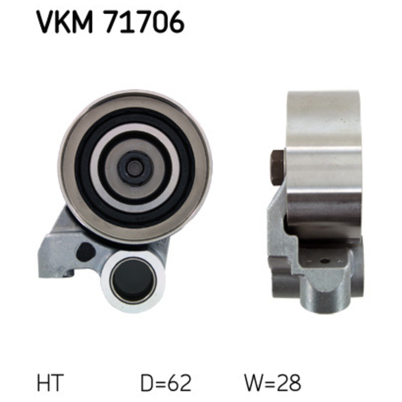 SKF Napínacia kladka ozubeného remeňa VKM71706