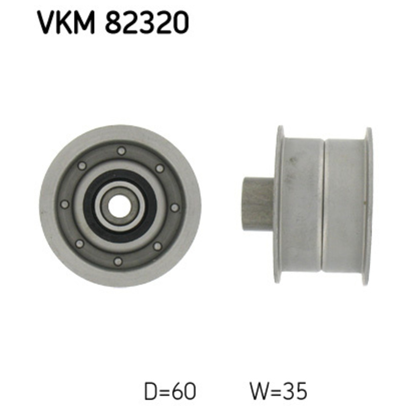 SKF Obehová/vodiaca kladka ozubeného remeňa VKM82320