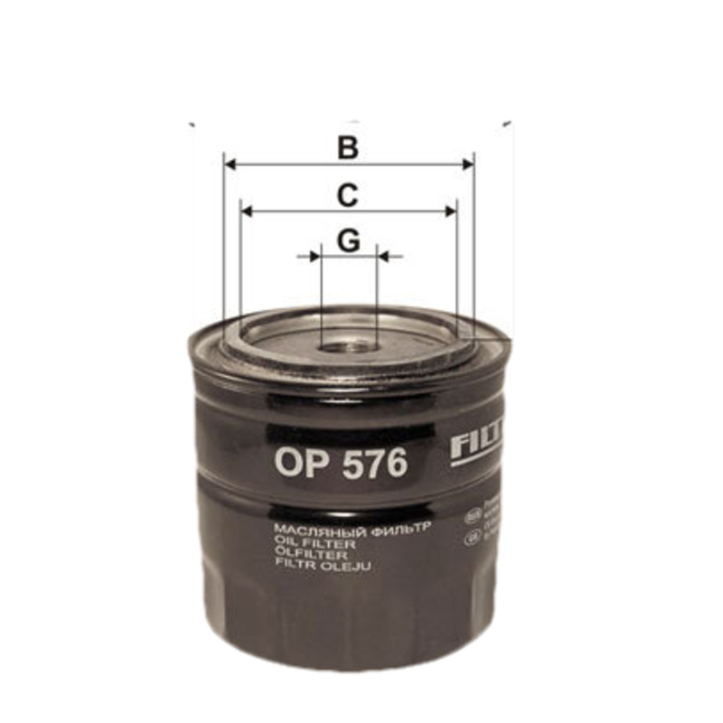 FILTRON Olejový filter OP576