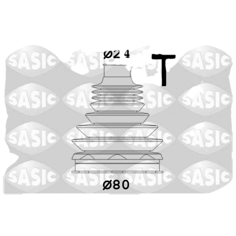 SASIC Manžeta hnacieho hriadeľa - opravná sada 1906111