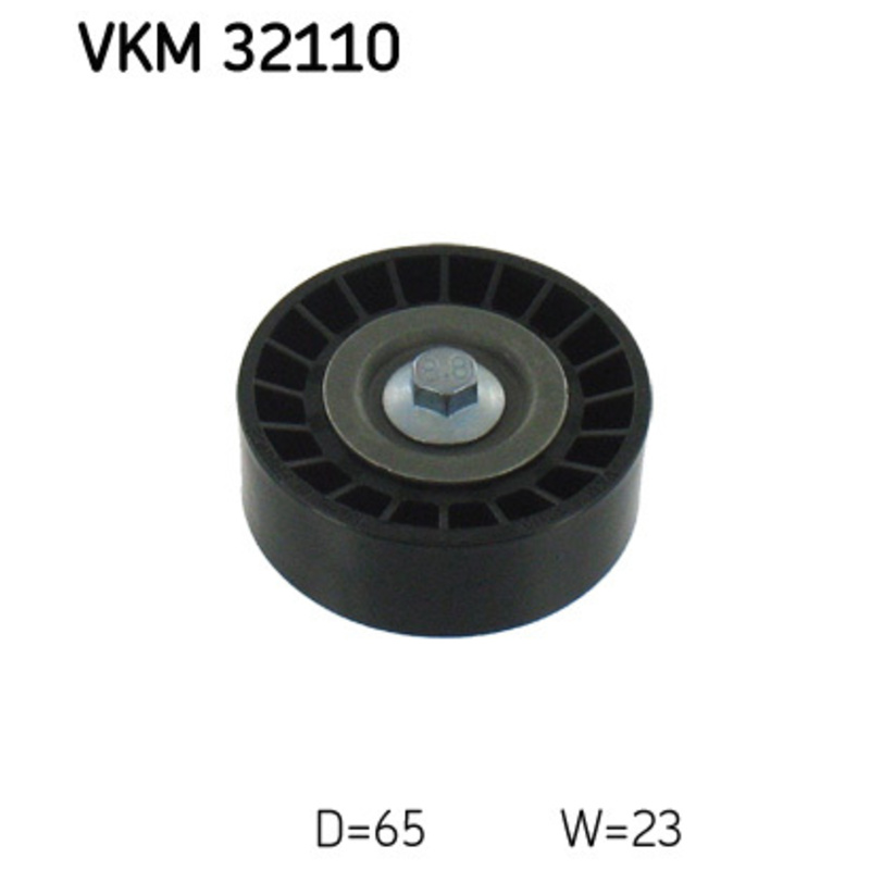 SKF Vratná/vodiaca kladka rebrovaného klinového remeňa VKM32110