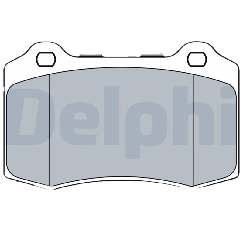 DELPHI Sada brzdových platničiek kotúčovej brzdy LP3547