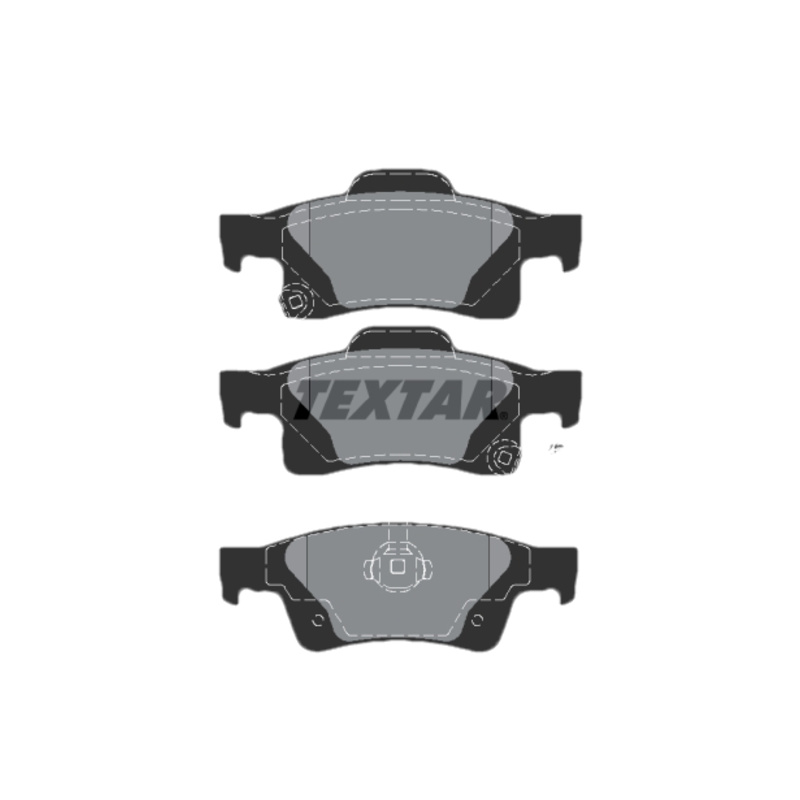 TEXTAR Sada brzdových platničiek kotúčovej brzdy 2519601