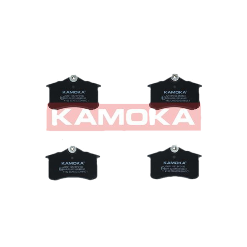 KAMOKA Sada brzdových platničiek kotúčovej brzdy JQ1011082