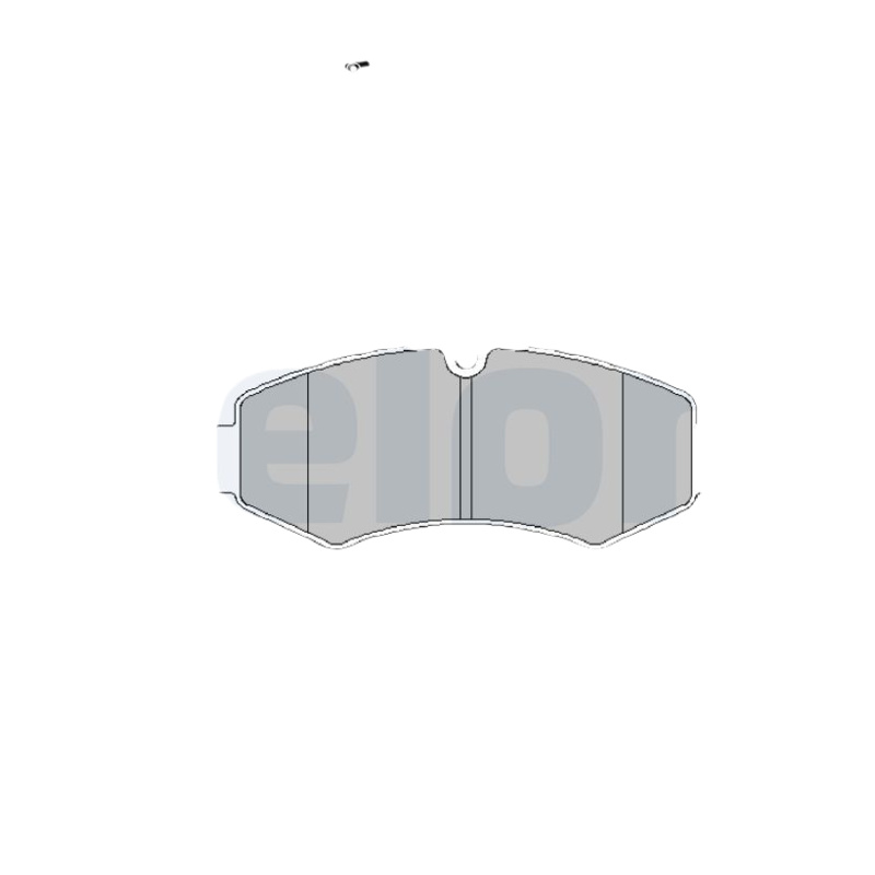DELPHI Sada brzdových platničiek kotúčovej brzdy LP1425