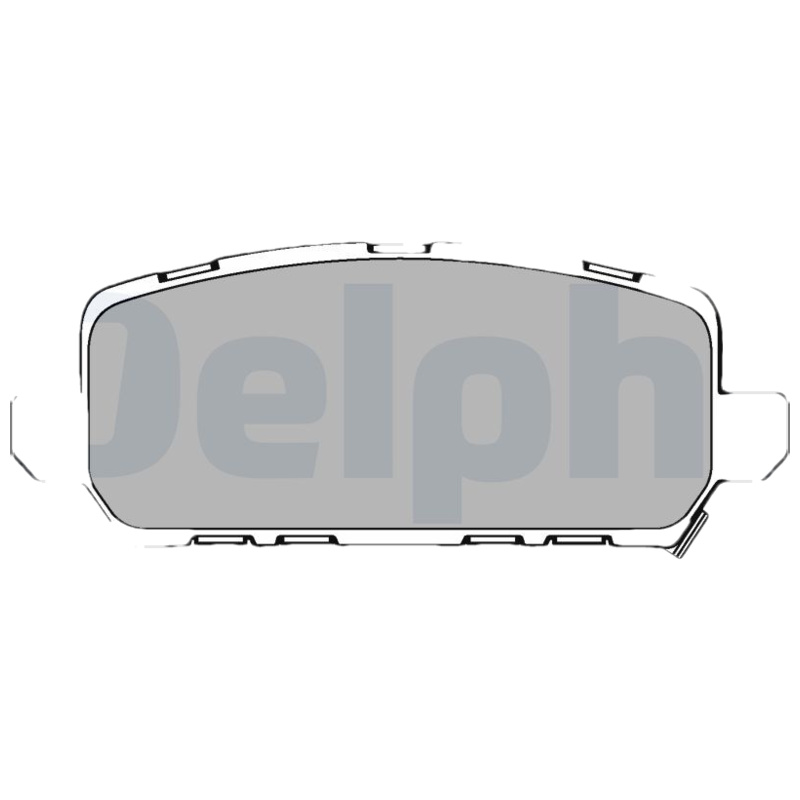 DELPHI Sada brzdových platničiek kotúčovej brzdy LP3244