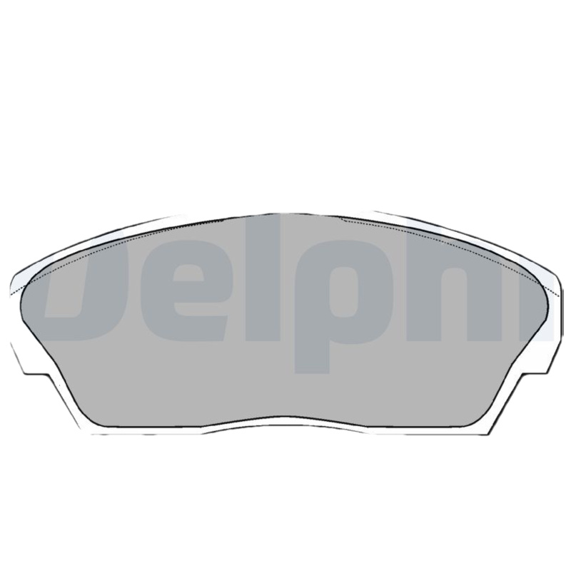 DELPHI Sada brzdových platničiek kotúčovej brzdy LP911