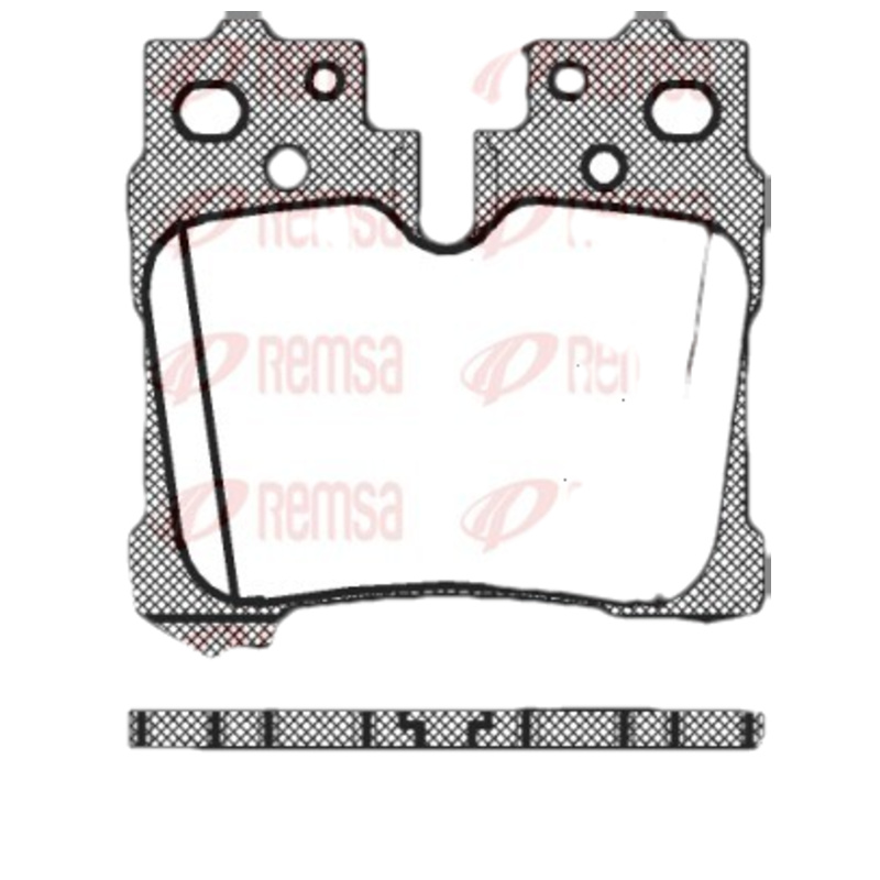 REMSA Sada brzdových platničiek kotúčovej brzdy 132100