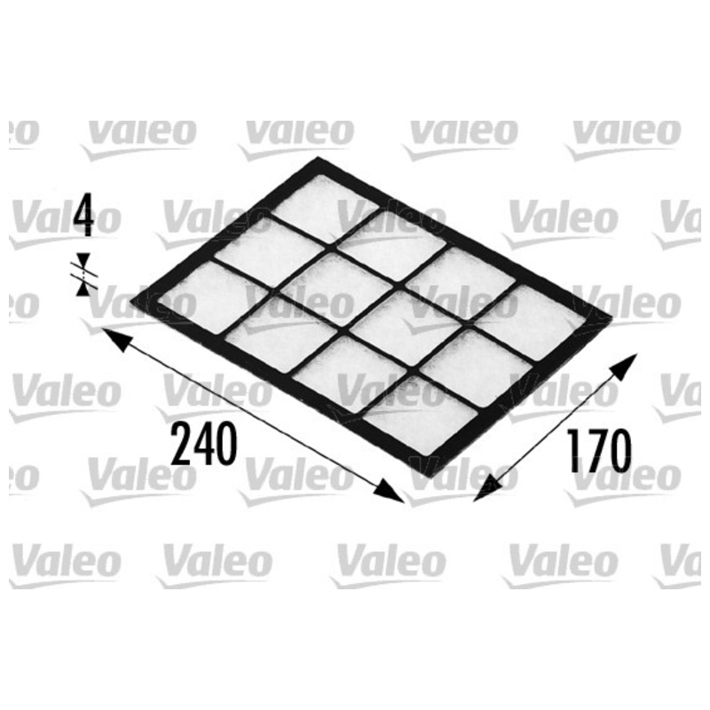 VALEO Filter vnútorného priestoru 698690