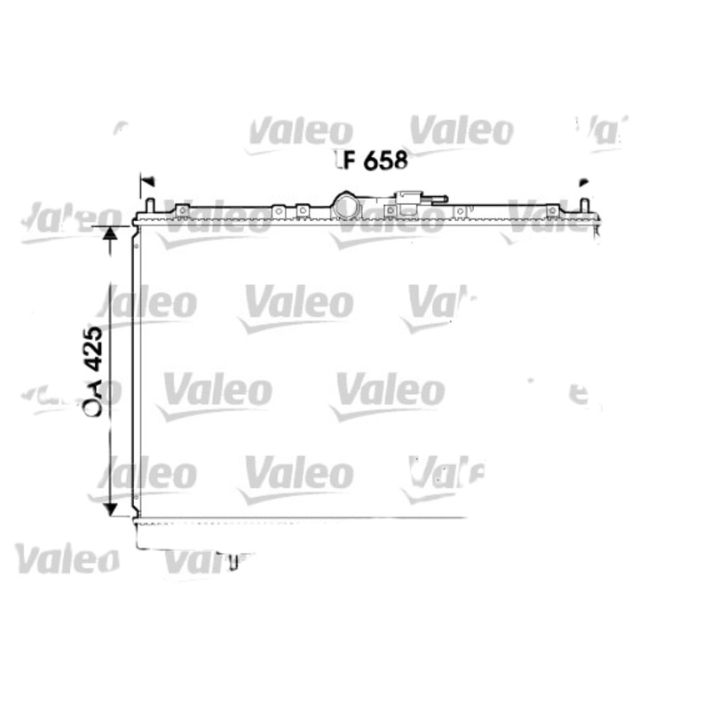 VALEO Chladič motora 734198