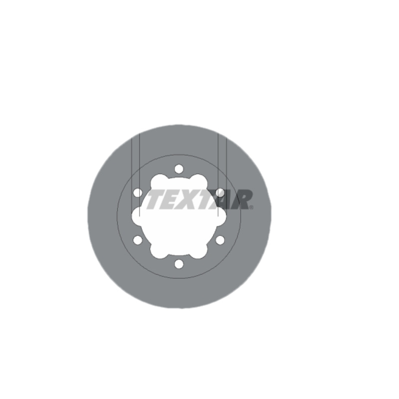 TEXTAR Brzdový kotúč 92089803