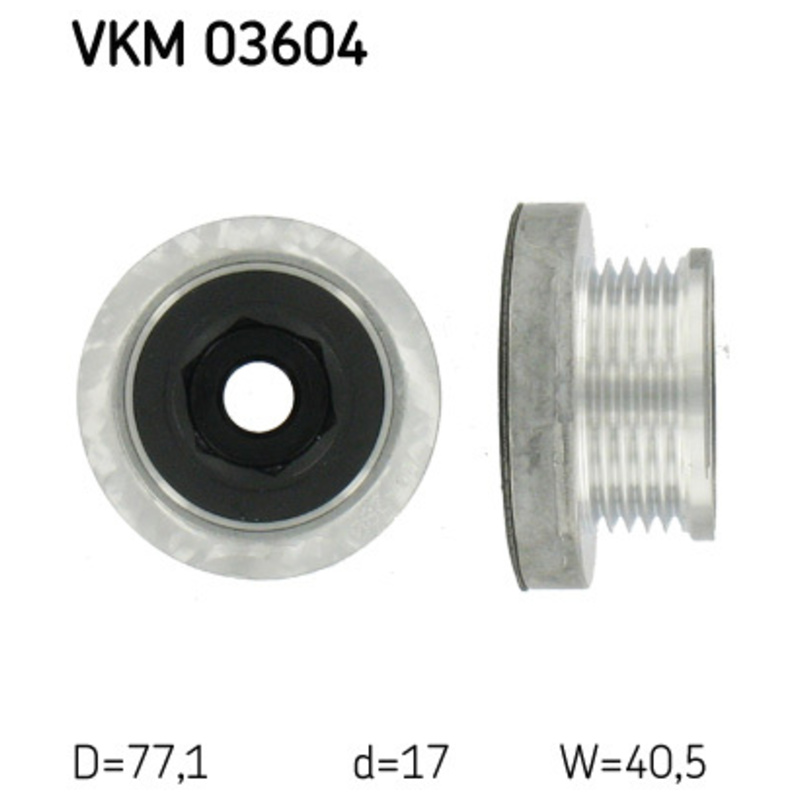 SKF Voľnobežka alternátora VKM03604