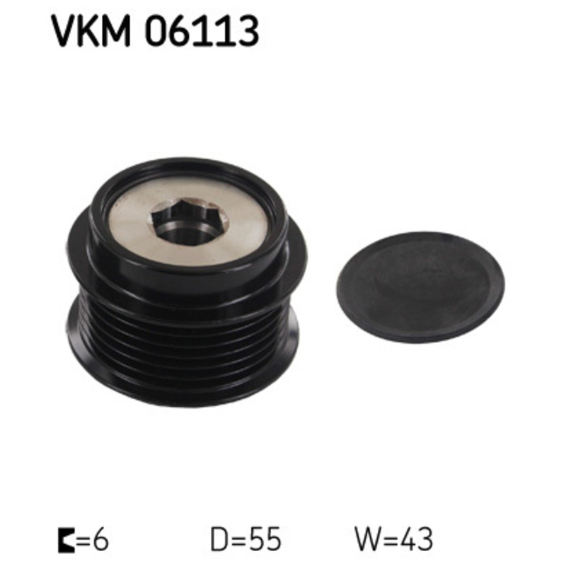 SKF Voľnobežka alternátora VKM06113