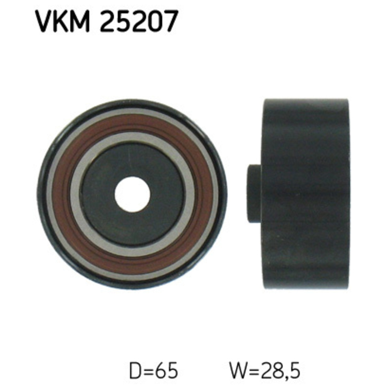 SKF Obehová/vodiaca kladka ozubeného remeňa VKM25207