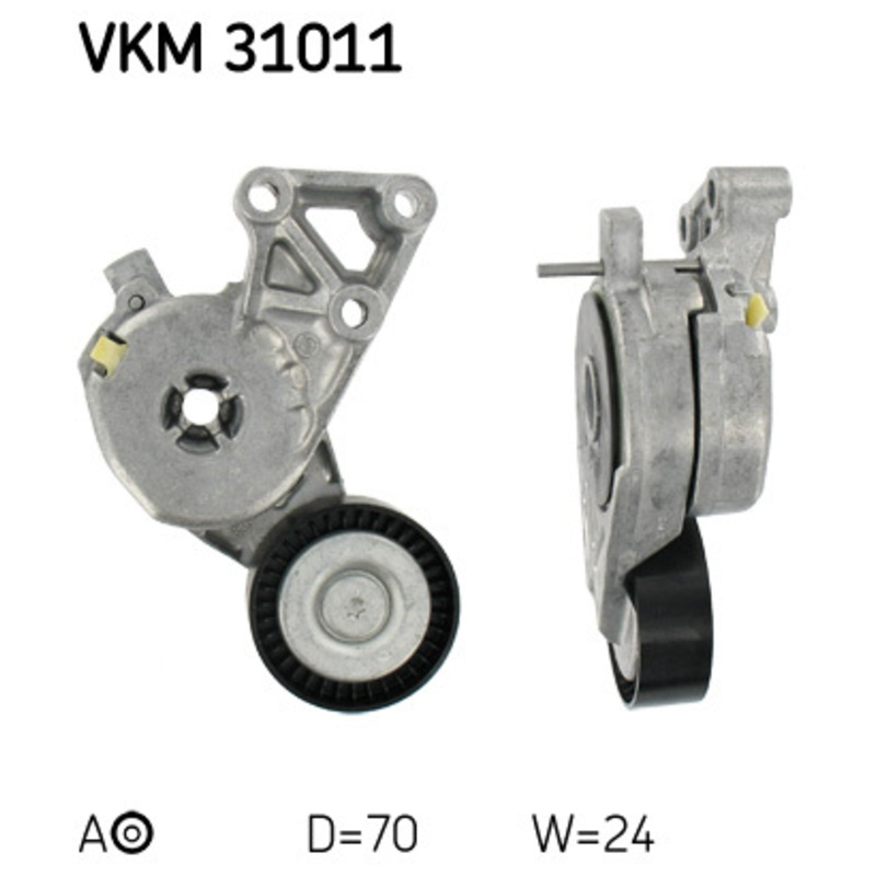 SKF Napínacia kladka rebrovaného klinového remeňa VKM31011
