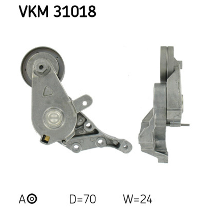SKF Napínacia kladka rebrovaného klinového remeňa VKM31018