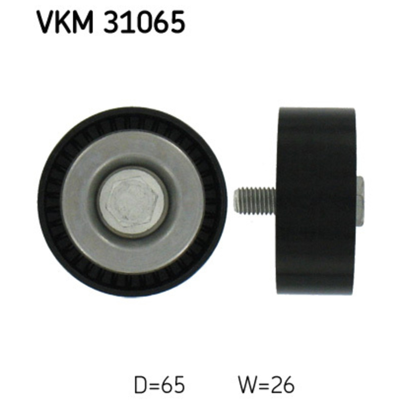SKF Vratná/vodiaca kladka rebrovaného klinového remeňa VKM31065