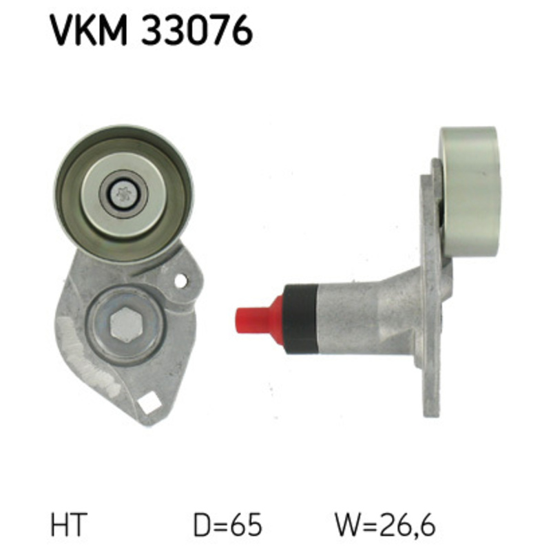 SKF Napínacia kladka rebrovaného klinového remeňa VKM33076
