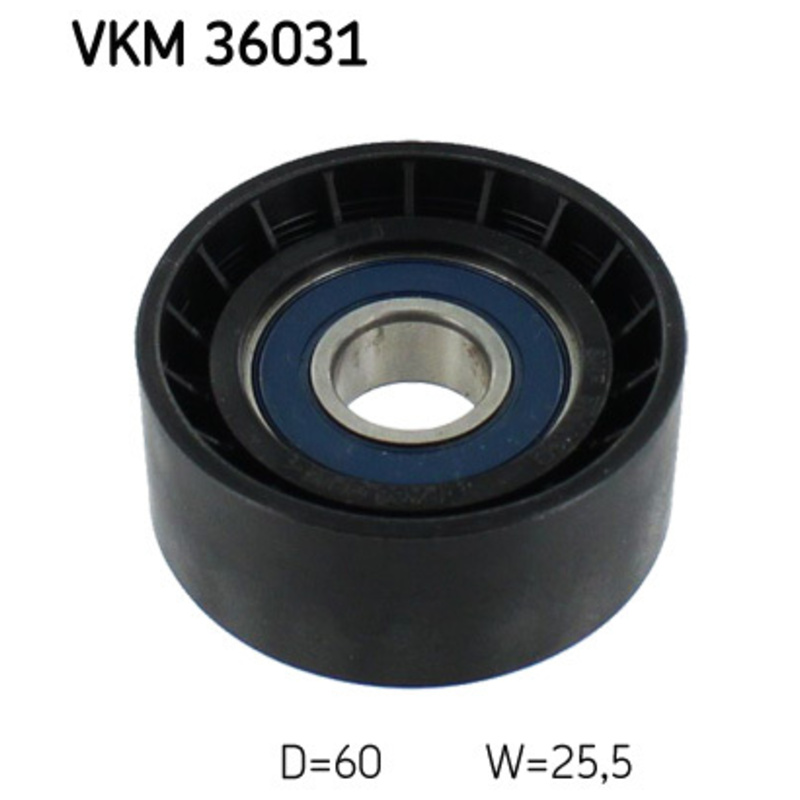 SKF Vratná/vodiaca kladka rebrovaného klinového remeňa VKM36031