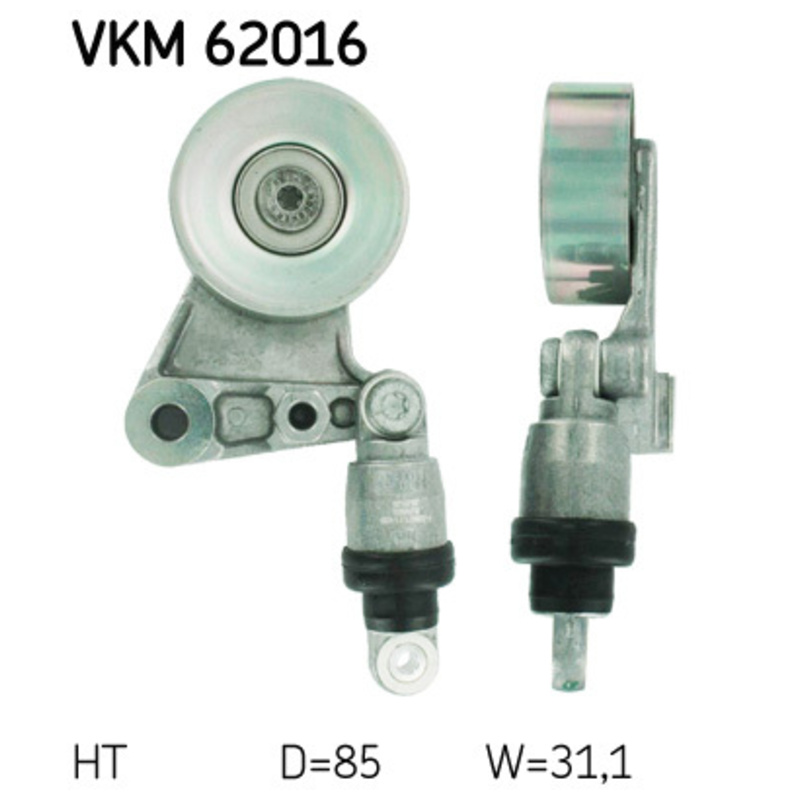 SKF Napínacia kladka rebrovaného klinového remeňa VKM62016