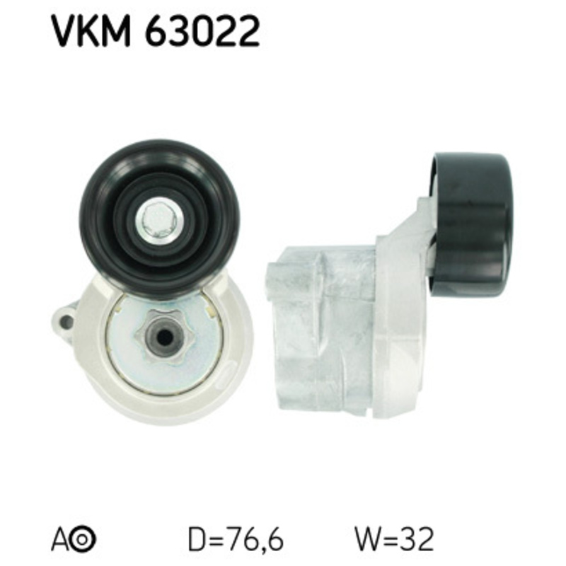SKF Napínacia kladka rebrovaného klinového remeňa VKM63022
