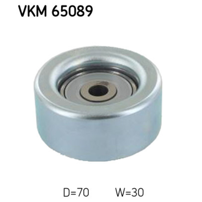 SKF Vratná/vodiaca kladka rebrovaného klinového remeňa VKM65089