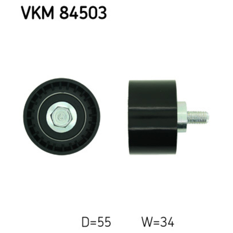 SKF Obehová/vodiaca kladka ozubeného remeňa VKM84503