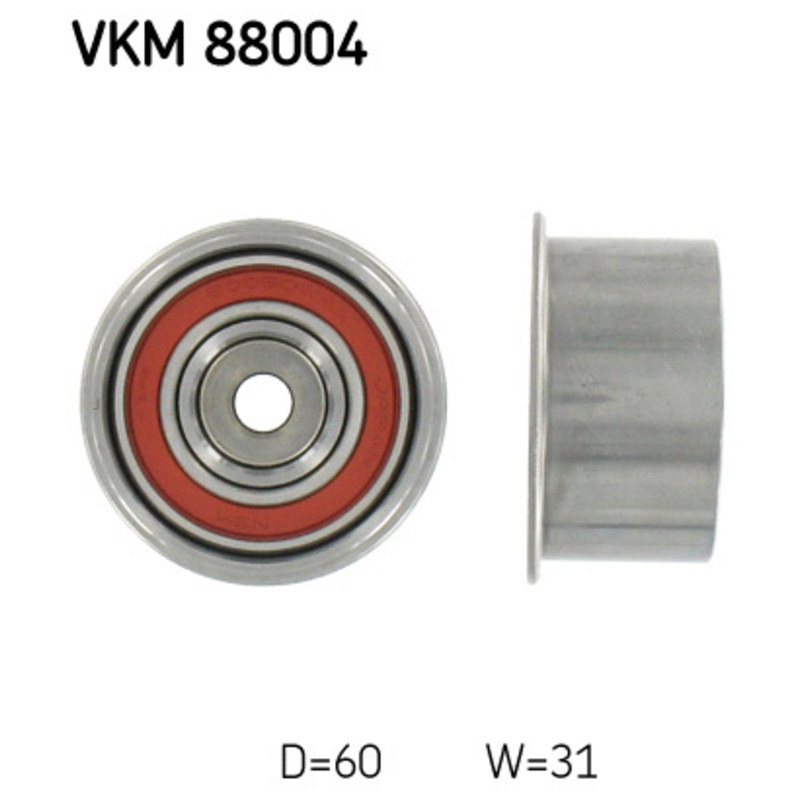 SKF Obehová/vodiaca kladka ozubeného remeňa VKM88004