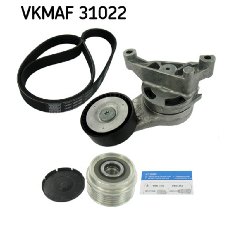 SKF Ozubený klinový remeň - Sada VKMAF31022