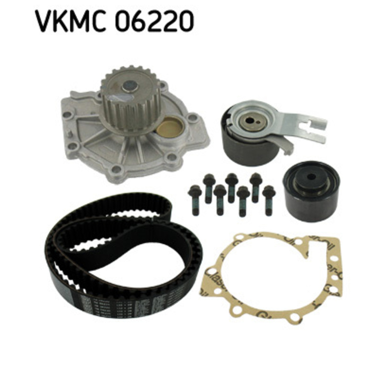SKF Vodné čerpadlo + sada ozubeného remeňa VKMC06220