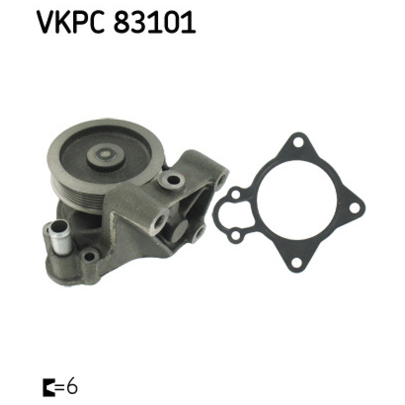 SKF Vodné čerpadlo, chladenie motora VKPC83101
