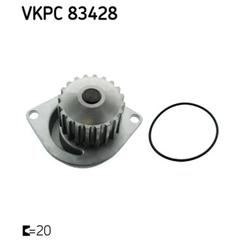 SKF Vodné čerpadlo, chladenie motora VKPC83428
