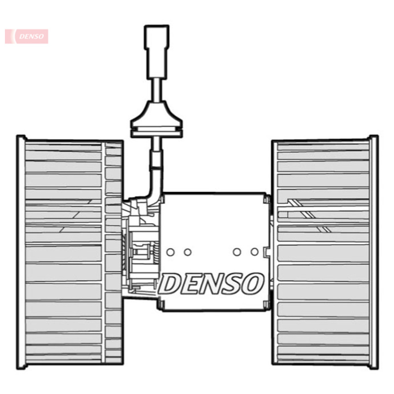 DENSO Vnútorný ventilátor DEA12001