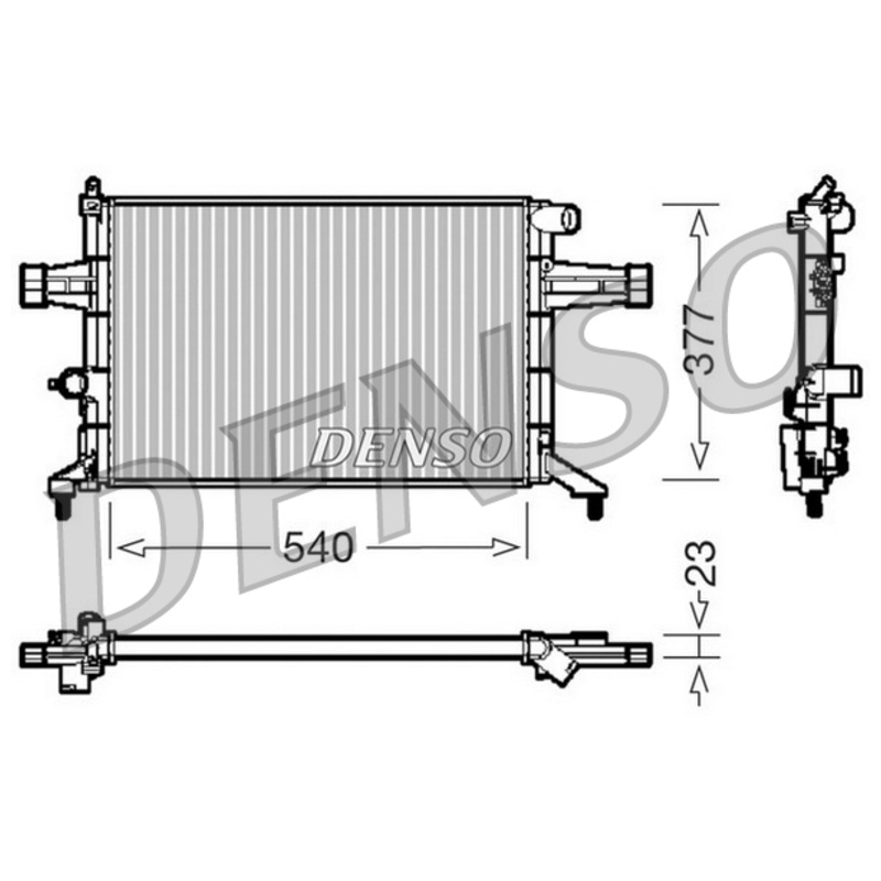 DENSO Chladič motora DRM20082