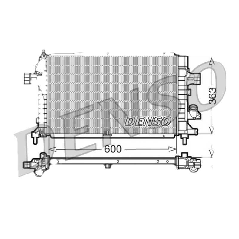 DENSO Chladič motora DRM20102