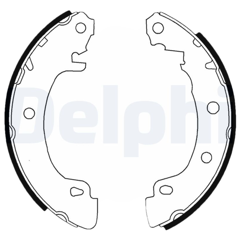 DELPHI Sada brzdových čeľustí LS1724